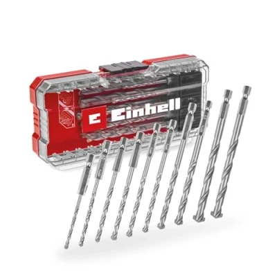 Abbildung von Einhell Bohrer und Bitset, S CASE 10 tlg. Steinbohrer Set (nach DIN 10083 2 aus Werkzeugs