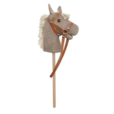 Abbildung von ERST HOLZ Reitpferd Steckenpferd Hobby Horsing Holzpferd Farbe Hell, 96 331 hell Zaumzeug