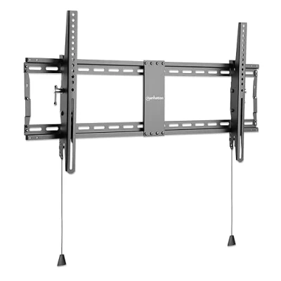 Abbildung von Manhattan Flache, neigbare TV Wandhalterung für große 109 254 cm (43 100 Zoll) Fernseher bis zu 69,9 kg, ultraflaches Design, federgesichert, Zugschnur, max. 800 x 400 VESA 462020