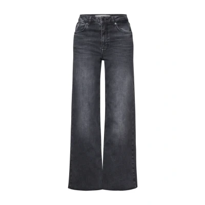 Abbildung von Street ONE Studio WIDE LEG Jeans Flared Jeans, Damen, Größe: 32x30, Grau