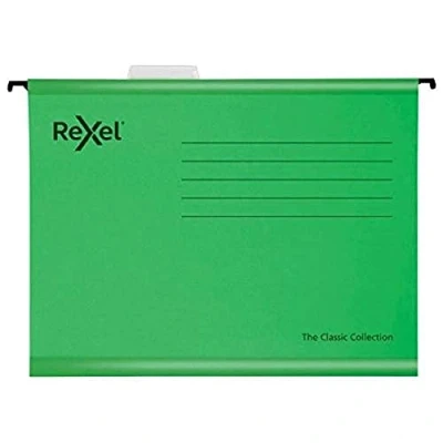 Abbildung von Rexel 2115591 Hängemappe Classic, Foolscap, verstärkt, Grün