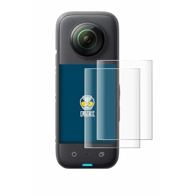 Abbildung von BROTECT 2 Stück Full Cover Schutzfolie für Insta360 X3 Screen Displayschutz Folie [3D Curved, Anti Fingerprint, Kristall Klar]
