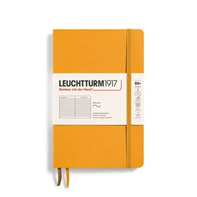 Abbildung von LEUCHTTURM1917 365641 Notizbuch Paperback (B6+), Softcover, 123 nummerierte Seiten, Rising Sun, Liniert