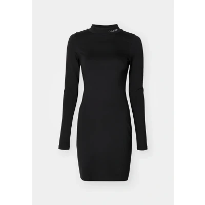 Abbildung von Calvin Klein Jeans LOGO Milano Dress Etuikleid, Damen, Größe: XS, Black