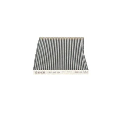 Abbildung von BOSCH 1 987 435 554 Innenraumfilter Aktivkohlefilter 191,5 265 20 NISSAN: X Trail, Qashqai / Qashqai+2 I, I Van