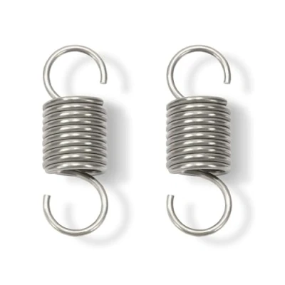 Abbildung von GUNGY Zugfedern mit Haken Edelstahl Spannfeder Zugfeder 50mm Außendurchmesser 18mm Drahtdurchmesser 2mm Maximale Zugkraft 8,3KG 2x18x50mm 2 Stück