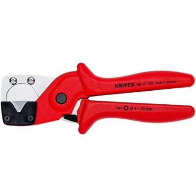 Abbildung von KNIPEX Rohrschneider für Mehrschicht und Pneumatikschläuche aus zähem, glasfaserverstärktem Kunststoff 185 mm 90 10 SB