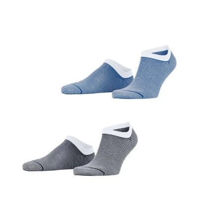 Abbildung von Esprit Allover Stripe 2PACK Sneaker Socks WITH Pattern Socken, Herren, Größe: 43 46, Sortiment