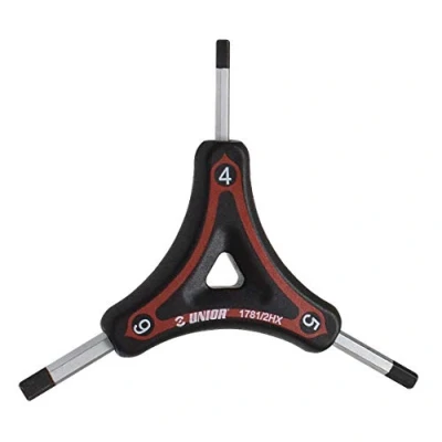 Abbildung von Unior Unisex Erwachsene Fahrradwerkzeuge 2362008601 Fahrradwerkzeuge, Rot, 4, 5 und 6mm