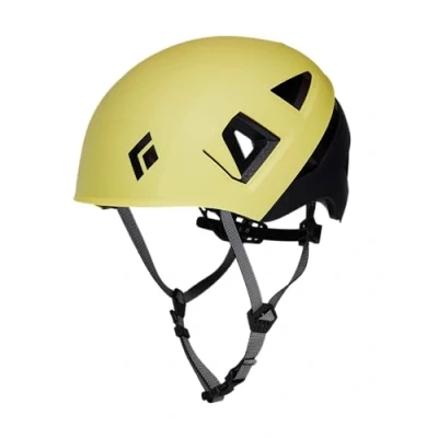 Abbildung von Black Diamond Unisex Erwachsene Capitan Helmet Kletterhelm, Lemon Grass Black, S/M