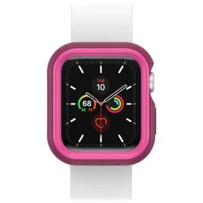 Abbildung von OtterBox Watch Bumper für Apple Series SE (2nd/1st gen)/6/5/4 40mm, stoßfeste, sturzsichere, schlanke Schutzhülle Watch, schützt den Display und die Kanten, Pink
