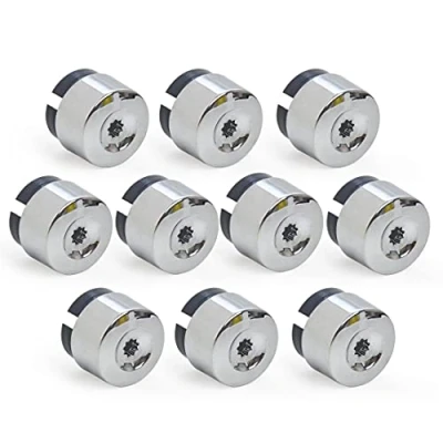 Abbildung von BANGHA Radschraubenkappen 10 stücke Chrom Rad Ansatz Bolzenmut Kappeabdeckung 7L6601173A. FIT AUF VERWENDUNG FÜR. Vw. TOUAREG 2004 2011 2012 2013 2014 Kappen FüR Radmuttern