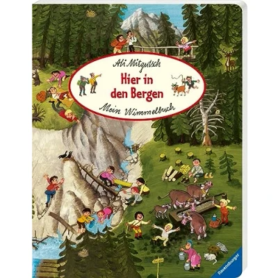 Abbildung von Mein Wimmelbuch: Hier in den Bergen