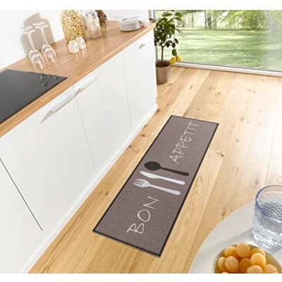 Abbildung von HANSE Home Küchenläufer Bon Appetit Cutlery, rechteckig, Höhe: 3 mm, Läufer, Rutschfest, Küchenteppich, Küche, Teppich, Pflegeleicht