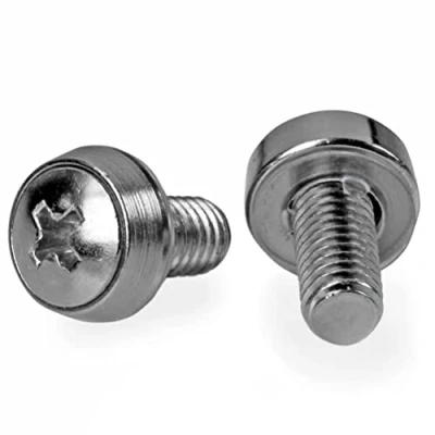 Abbildung von StarTech.com M6 x 12mm, Montageschrauben, 100er Pack, Schrauben für Server Rack und Serverschrank