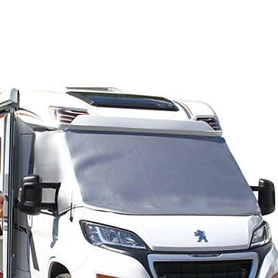 Abbildung von deiwo Bugschutzplane für VW Transporter Bus T5 &amp; T6 ab 2003 Frontschutzplane Thermomatte