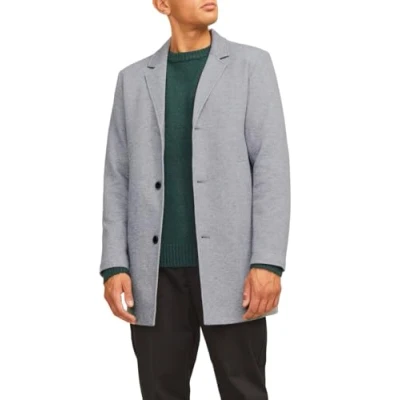 Abbildung von Jack &amp; Jones Jjchuck COAT Klassischer Mantel, Herren, Größe: Small, Khaki