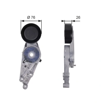 Abbildung von GATES FleetRunner Micro V Kit T38151 Spannrolle AUDI: A4 B5 Avant, Limousine, B6 VOLKSWAGEN: Passat GP Limousine