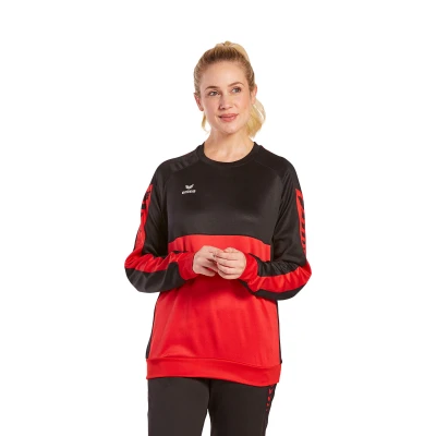 Abbildung von Erima Six Wings Sweatshirt rotschwarz, S Herren