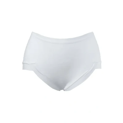 Abbildung von Ulla Popken Damen Büroslip Taillenslip, Weiß, 50 52 EU