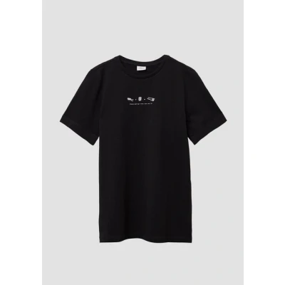Abbildung von s.Oliver Tshirt print für Kinder, Größe: 170/176, Schwarz