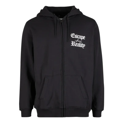 Abbildung von Mister Tee Escape FROM Reality Sweatjacke, Herren, Größe: Large, Black