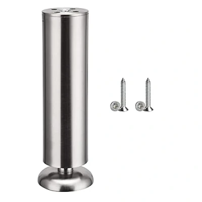 Abbildung von Qrity 4 Stück 300mm Möbelfüße Edelstahl Schrankfüße Möbelfüß Verdicken für Sofa, Tisch, Schränke, Regale