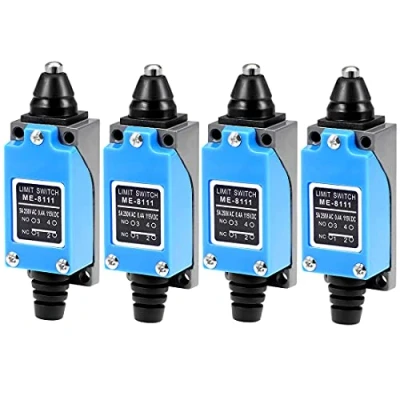 Abbildung von GUUZI 4pcs Plunger Endschalter 1NC 1NO ME 8111 Momentan für CNC Mill 3D Drucker Türschalter 0 250V/5A
