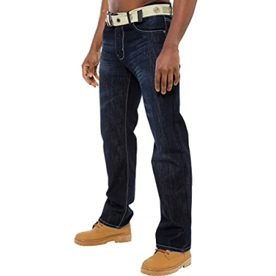 Abbildung von Enzo Herren EZ14 Jeans, Darkwash, 42W / 30L