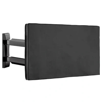 Abbildung von kwmobile 65&quot; TV Outdoor Abdeckung Fernseher Hülle Bildschirmschutz Schutzhülle wetterfest Schwarz