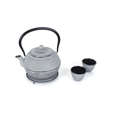 Abbildung von ECHTWERK Teeservice (4 tlg), 2 Personen, Gusseisen, im Vintage Design, 1,1 Liter, mit abnehmbarem Sieb