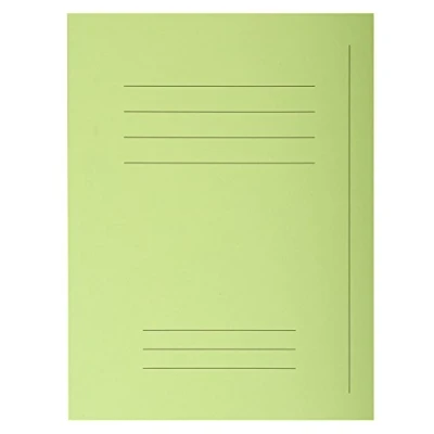 Abbildung von Exacompta 435013E Packung 50 Forever Aktendeckel (mit Beschriftungsfeld aus Recycling Karton 250 g, DIN A4, 21 x 29,7 cm) lindgrün