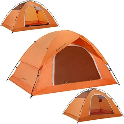 Abbildung von Clostnature 4 Personen Zelt für Camping Wasserdichtes Outdoor Mann Leichtes Kuppelzelt Personen, Kompakt mit Kleinem Packmaß Familie, Strand, Festival, Gruppe