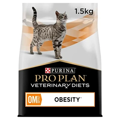 Abbildung von Purina VETERINARY DIETS Feline OM Obesity Management Trockenfutter für Katzen 1,5 kg Adult