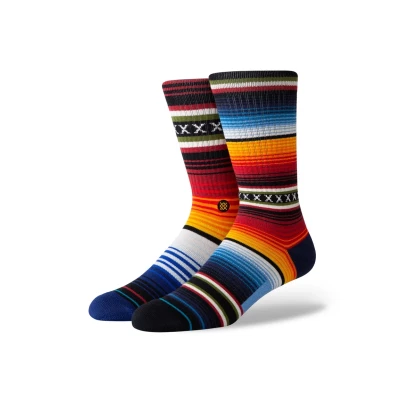 Abbildung von Stance Curren CREW Unisex Socken, Größe: 38 42, Red