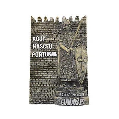 Abbildung von Portugal Guimaraes 3D Kühlschrankmagnet Touristische Souvenirs Harz Magnetische Aufkleber Home &amp; Kitchen Dekoration aus China
