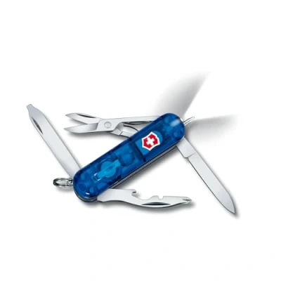 Abbildung von Victorinox Schweizer Taschenmesser, Midnite Manager, Multitool, Swiss Army Knife 10 Funktionen, Klinge, Phillips Schraubendreher 0/1