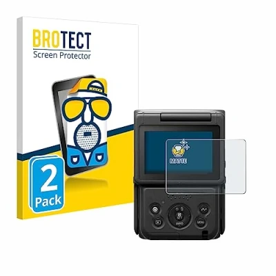Abbildung von BROTECT Entspiegelungs Schutzfolie für Canon PowerShot V10 (2 Stück) Matte Displayschutz Folie, Anti Reflex, Fingerprint