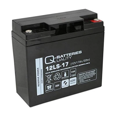 Abbildung von Q Batteries 12LS 17 12V 17Ah Blei Vlies Akku / AGM VRLA mit VdS