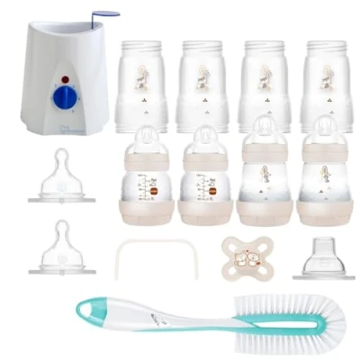 Abbildung von MAM Vorteilspack II Starterset 19 tlg. Anti Colic Flaschen Set Bürste Babykostwärmer