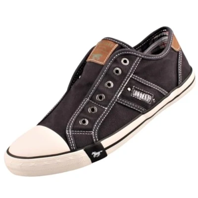 Abbildung von MUSTANG Herren Canvas Sneaker Schwarz EU 47