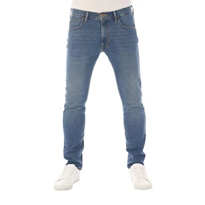 Abbildung von Lee® Tapered Fit Jeans Herren Jeanshose Luke Slim Denim Hose mit Stretch