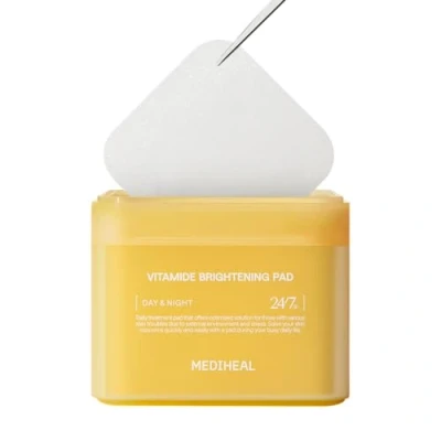 Abbildung von MEDIHEAL Vitamide Brightening Pad Vegan Face Hypoallergenic Pads with Niacinamide, Sea Buckthorn Radiance Boosting for Clear, Illuminating Skin 100