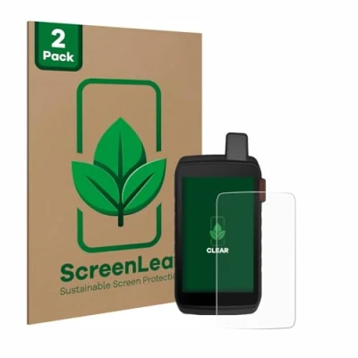 Abbildung von ScreenLeaf (2 Stück Schutzfolie für Garmin Montana 710i [nachhaltiger Displayschutz, Folie, transparent, kratzfest]