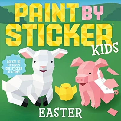 Abbildung von Paint by Sticker Kids: Easter: Create 10 Pictures One at a Time!