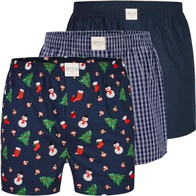 Abbildung von Phil &amp; Co. Berlin 3PACK Chrstimas Boxershorts, Herren, Größe: XXL, Mix
