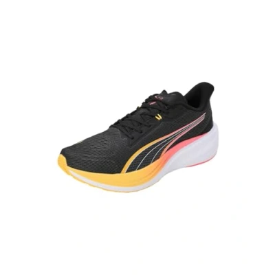 Abbildung von Puma Darter PRO Laufschuh Natural running, Größe: 44.5, Black/sun stream Schuhe