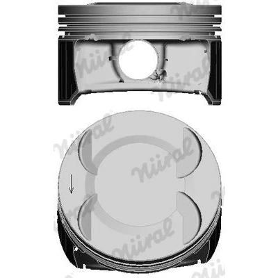 Abbildung von NÜRAL 87 435307 00 Kolben 79,5 OPEL: Astra J Sports Tourer, H Caravan, Schrägheck, CHEVROLET: Cruze Limousine