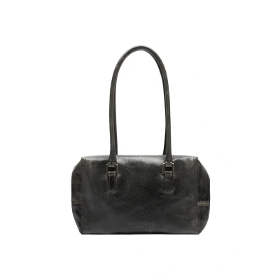 Abbildung von Liebeskind Berlin Kayla S Satchel Lack Distresse Dark Stone