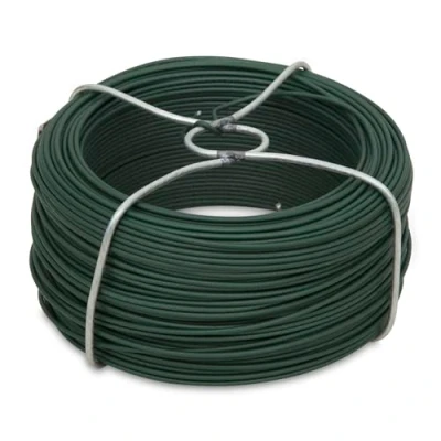 Abbildung von Windhager Gartendraht 60 m, Pflanzendraht verzinkt mit Kunststoffummantelung, Bindedraht, Blumendraht, Wickeldraht, Pflanzenstütze, Stärke 1,4 mm, grün